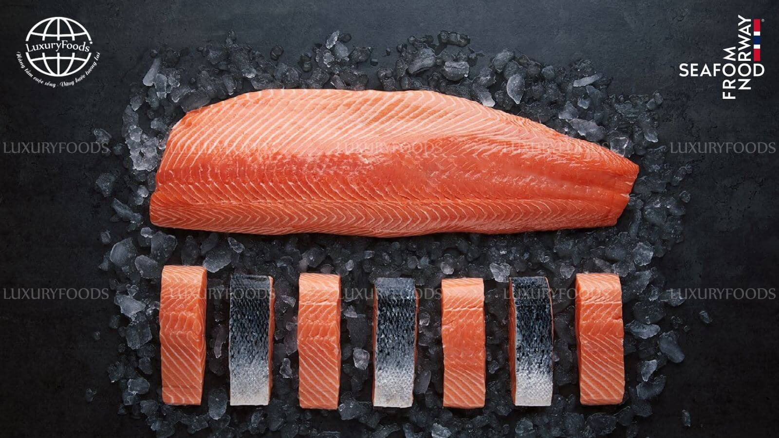 Cá hồi fillet dễ ăn, dễ chế biến và cung cấp đầy đủ dưỡng