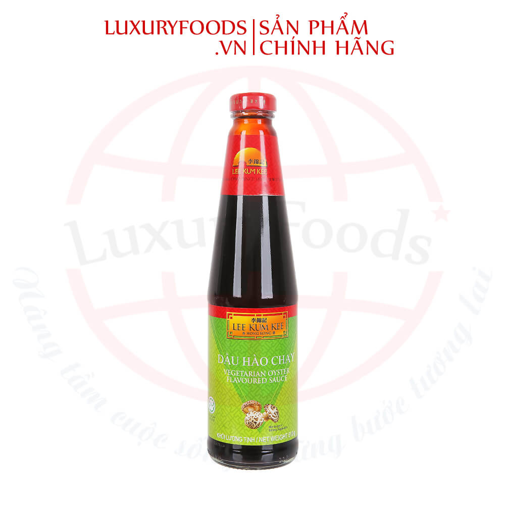 Dầu Hào Chay Lee Kum Kee 510g – Gia Vị Tuyệt Hảo Cho Món Chay Đậm Đà