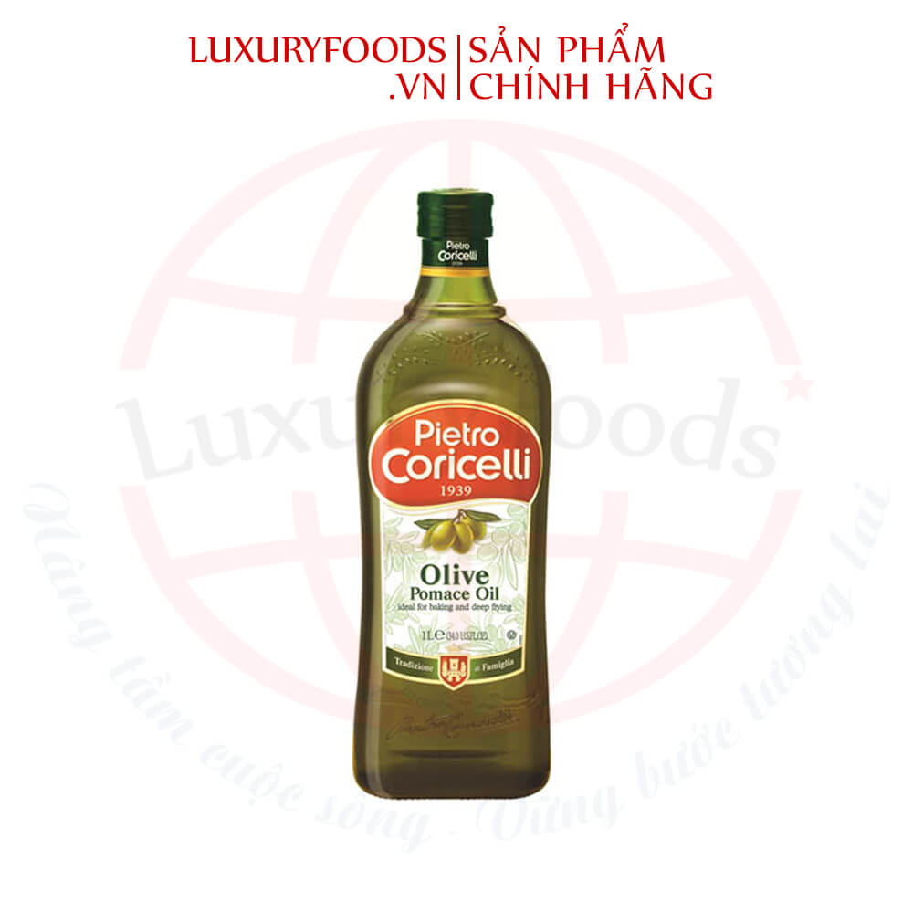 Dầu Ôliu Pomace Pietro Coricelli 1000ml từ Italia