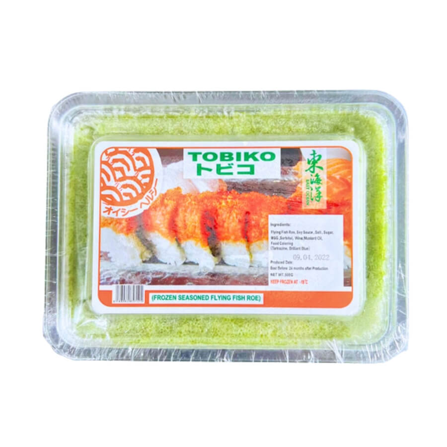 Alternative view of Trứng Cá Chuồn Tobiko – Trứng Cua Vàng, Xanh Cao Cấp