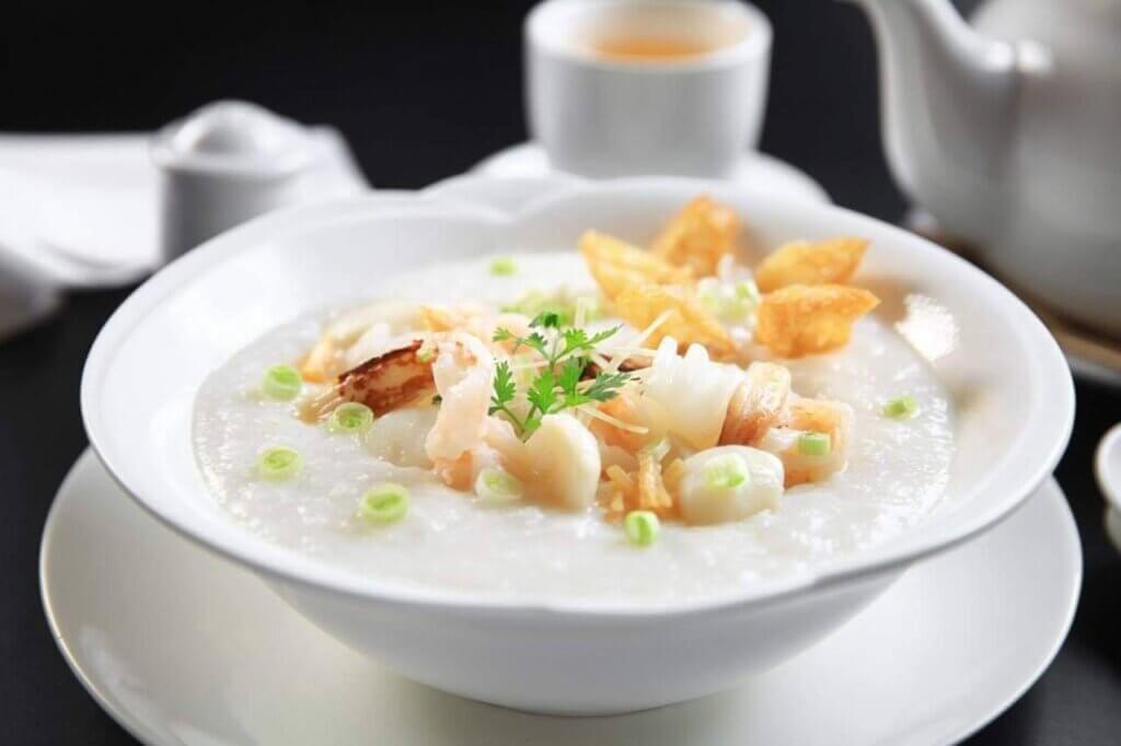 Cháo cồi sò điệp 
