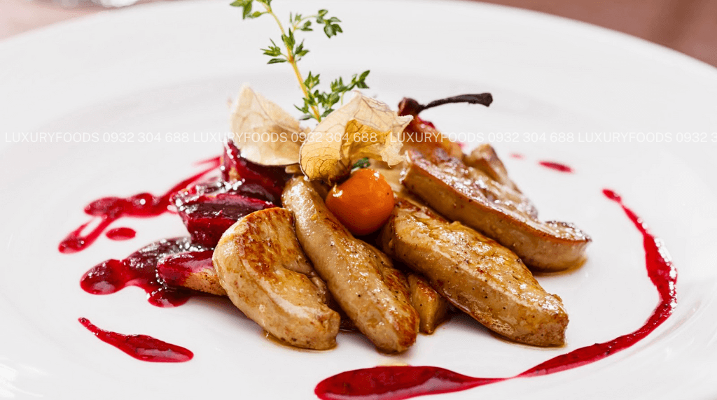 Món Pan-seared foie gras