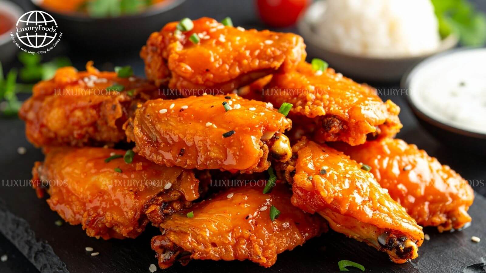 Cánh gà chiên nước mắm vàng giòn dùng cho bữa cơm